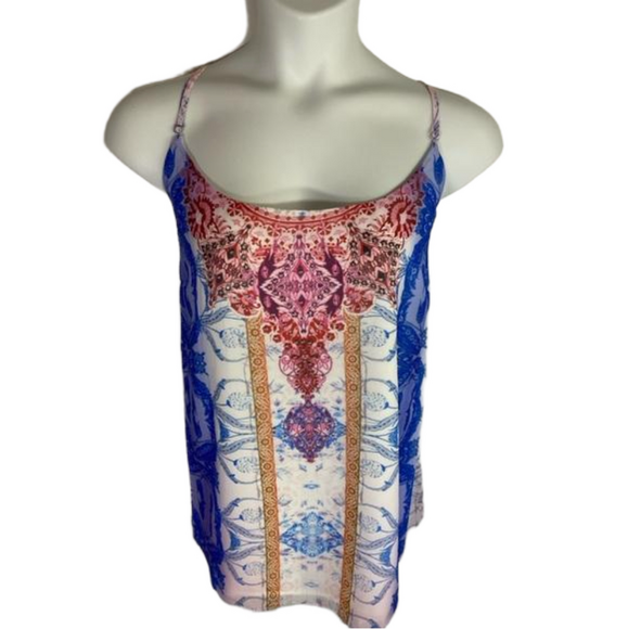 City Chic Blue Pink White Top Clove Diamante detailing Top Size 18 NWT SKU0411 - Picture 3 of 10